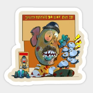 Mr Zomtato Head Sticker